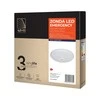 Sieninis šviestuvas Orno ZONDA LED EMERGENCY 12W / 1,2W, lubos su judesio jutikliu, 800lm / 80lm, IP20, 4000K, pieniškas polikarbonatas, baltas