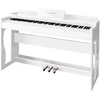 Kruger &amp; Matz Pianino KrugerMatz KMDP-135 skaitmeninis pianinas, blizgiai baltas