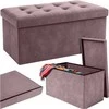 Pilkas aksominis pufas 76x38x38cm Ruhhy 26130