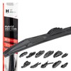 Valytuvo šluotelė „amio hybrid multiconnect“ 15 colių, 380 mm, 38 cm, 11 adapterių, amio-02202