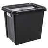 Plast Team Pojemnik PlastTeam ProBox Recycle QR 53L juodas konteineris su dangteliu