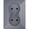 Plastrol Lizdas įleidžiamas dvigubas, 2x2p, 16A, 250V
