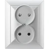 Plastrol Lizdas įleidžiamas dvigubas, 2x2p, 16A, 250V