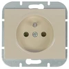 Plastrol Lizdas wtyczkowe pojedyncze -onyx- p/t 2p+ su 16a, 250v, beż