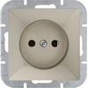 Plastrol Lizdas su kištuku pavienis p/t 2p, 16a, 250v (modulis)