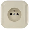 Plastrol Lizdas wtyczkowe pojedyncze -topaz- p/t 2p+su 16a, 250v, smėlio spalva