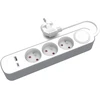 Plastrol Przedłużacz 3-gniazdowy su włącznikiem i gniazdami usb-a i usb-c
