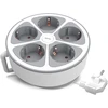 Plastrol Przedłużacz stały 5x schuko jungiklis 2m PS-570SWS/O/2 E W-30012