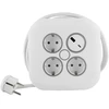 Plastrol Przedłużacz zwijany 10m 3×1,5mm2, 16a, su zabezpieczeniem termicznym, 3xgniazdo wtyczkowe schuko, 1xusb-c, 1xusb-a