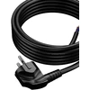 Plastrol Plast-Rol W-97186 prijungimo laidas 5m 3x1,5mm nenuimamas kištukas 16A UNI-SCHUCKO juodas
