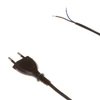 Plastrol Przyłączacz su wtyczką płaską su wyłącznikiem nożnym do lamp, dwutorowy, 250v, 2,5a, 1,9m, juoda