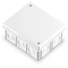 Plastrol Puszka instalacyjna, izolacyjna, odgałęźna, 14-wlotowa, wtynkowa su osłabieniami ścianek, ?16÷21, ip20, wymiar 80×95 su pięcioma zaciskami 1x4mm2