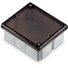 Plastrol Puszka instalacyjna, izolacyjna, odgałęźna, 10-wlotowa, n/t, su dławicami d-16, ip54, wymiar 80×95