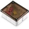 Plastrol Puszka instalacyjna, izolacyjna, odgałęźna, 10-wlotowa, n/t, su dławicami d-16, ip54, wymiar 80×95, su pięcioma zaciskami 1x4mm2