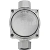 Plastrol Puszka n/t hermetyczna 2-dławicowa pg11 60x100x48, 4-9mm2, ip68, transparentna