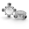 Plastrol Puszka n/t hermetyczna 4-dławicowa pg11 60x100x48, 4-9mm2, ip68, transparentna