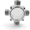 Plastrol Puszka n/t hermetyczna 4-dławicowa pg11 60x100x48, 4-9mm2, ip68, transparentna