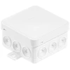 Plastrol Hermetiška įleidžiama dėžutė v5 IP-54 75x75x41 12-vnt. klik su susilpninimais balta