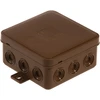Plastrol Puszka n/t hermetyczna v6 ip-54 85x85x41 12-wl klik su osłabieniami ruda