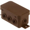 Plastrol Puszka n/t hermetyczna v8 ip-54 80x45x41 8-wl klik su osłabieniami ruda