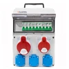 Plastrol Skirstytuvas cas-s 32a 16a 3×230 ip54 statybinis skirstytuvas su viršsrovine apsauga, ip 54, 1x32a-400v/1x16a-400v/3x16a-230v