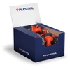 Plastrol Išardomas kištukas, tiesus uni-schuko 16A, 250V, hermetiškas, WT-40H oranžinė