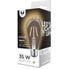 Plastrol LED lemputė Filament E27 ST64 4W 230V 2200K 400lm COG auksinis Forever Light