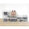 Dėžė su dangčiu avalynei Plast Team 34x19x11cm permatoma