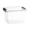 Plastikinė dėžė su fiksuojamu dangčiu Plast Team 3L Home Box
