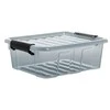 Dėžė su dangčiu Home Box Plast Team 2L/9.2x20.50x17cm permatoma/pilka