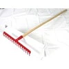Profix Grabie 12 dantų kniedėmis pritvirtintas sodo grėblys su 130 cm rankena