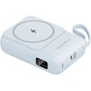 POWER BANK indukcinis Kruger &amp; Matz 10000 mAh Mag Safe su mėlynu kabeliu