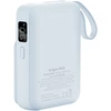 POWER BANK indukcinis Kruger &amp; Matz 10000 mAh Mag Safe su mėlynu kabeliu