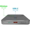 POWER BANK indukcinis Kruger &amp; Matz 5000 mAh Mag Safe pilkas