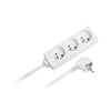 Rebel elektros tinklo ilgintuvas 3 lizdai 3m - 3x1.5mm