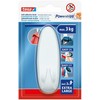 Tesa Haczyk „Powerstrips“ lipnus kabliukas, 1 vnt., ovalus, didelis, baltas