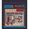 Tesa Rzep Lipnios vidinės „Velcro“ juostelės, 4 poros, 80 mm:20 mm, baltos