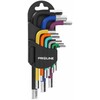 Klucze Šešiakampiai raktai, 9 vnt. rinkinys, 1,5–10 mm, s2, proline