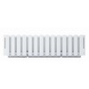 Gėlių vazonas Prosperplast Boardee Fencycase DDEF600-S449, baltas