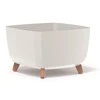 Prosperplast vazonas GRACIA SQUARE DGQL400 - balta