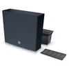Prosperplast Lauko plastikinis vazonas RATO CASE, su įdėklu, antracito sp., 18 x 58 x 50 cm