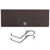 Prosperplast Lauko plastikinis vazonas RATO CASE W, rudos sp., 18 x 58 x 20 cm