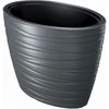 Gėlių vazonas Prosperplast Maze DBMZE600-S433, juodas