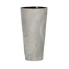Prosperplast Lauko plastikinis vazonas TUBUS SLIM BETON, su įdėklu, pilkos sp., 30 x 57 cm