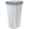 Prosperplast Krepšys COMPACTA Q šiukšliadėžė - lygi pilka / uosio spalvos, 25 l, Keden