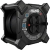 Przedłużacz bębnowy kwadratowy linija hand pro; 4x2p+su; ip44; 16a; h07rn-f; 3×2,5; 40m; juoda