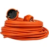 Przedłużacz jednogniazdowy schuko; ip20; 16a; h05vv-f ; 3×1,5; 20m; oranžinė; hand home