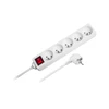 Rebal elektros tinklo ilgintuvas Rebel 5 lizdai su jungikliu 5m - 1.5mm