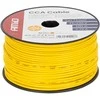 Viengyslis CCA kabelis, geltonas, 1x0.75mm² 100m 3.75A 12/230V AMIO-04447