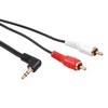MACLEAN MCTV-825 Maclean MCTV-825 Jack Angled 90 to 2 RCA kabelis 3m juodas